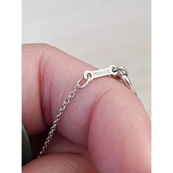 Tiffany & Co Elsa Peretti Bean Necklace 14mm - Picture 7 of 9